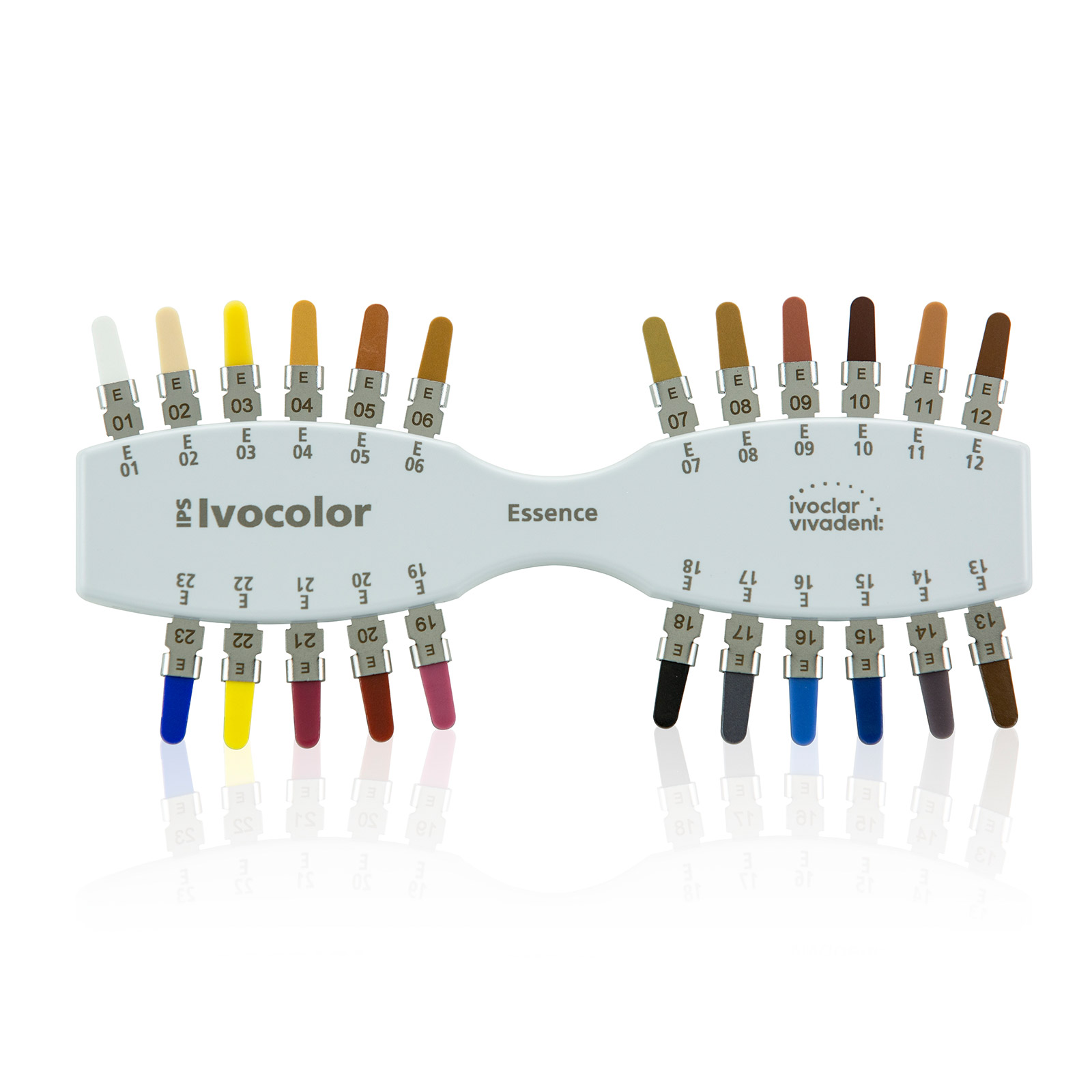 Invam Color Chart IPS Ivocolor material shade guide | All Ceramics | Ivoclar US